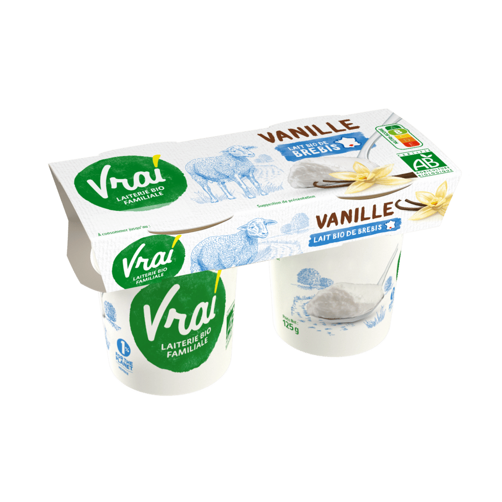 3D_BREBIS - Yaourt etuve vanille - 2x125g